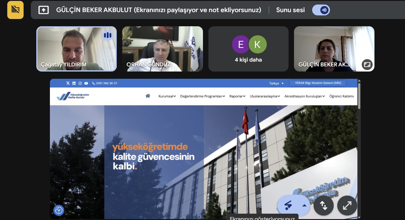 Ondokuz Mayıs Üniversitesi ile Kalite Süreçleri Deneyim Paylaşımı Toplantısı
